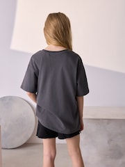 Grey/Ecru Oversized Graphic T-Shirt (3-16yrs) - Image 2 of 5
