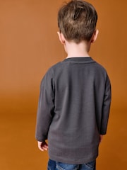 Charcoal Grey Bluey Halloween Long Sleeve T-Shirt (3mths-8yrs) - Image 3 of 7