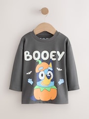 Charcoal Grey Bluey Halloween Long Sleeve T-Shirt (3mths-8yrs) - Image 4 of 7