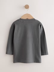 Charcoal Grey Bluey Halloween Long Sleeve T-Shirt (3mths-8yrs) - Image 5 of 7