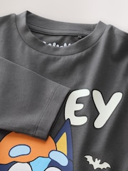 Charcoal Grey Bluey Halloween Long Sleeve T-Shirt (3mths-8yrs) - Image 7 of 7