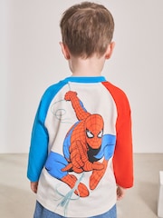 White/Blue/Red Spider Man Long Sleeve T-Shirt (12mths-8yrs) - Image 2 of 8