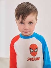 White/Blue/Red Spider Man Long Sleeve T-Shirt (12mths-8yrs) - Image 3 of 8