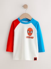 White/Blue/Red Spider Man Long Sleeve T-Shirt (12mths-8yrs) - Image 5 of 8