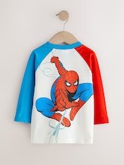 White/Blue/Red Spider Man Long Sleeve T-Shirt (12mths-8yrs) - Image 6 of 8