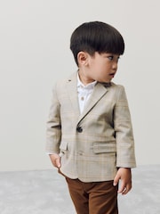 Brown Check Blazer (3mths-9yrs) - Image 1 of 8