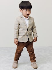 Brown Check Blazer (3mths-9yrs) - Image 3 of 8