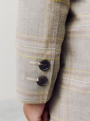Brown Check Blazer (3mths-9yrs) - Image 4 of 8