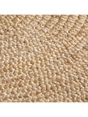 Esselle Heaton 60x60cm Woven Circle Jute Rug - Bild 3 von 5