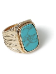 Aela Gold Tone Stone Ring - Image 1 of 2