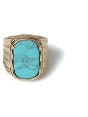 Aela Gold Tone Stone Ring - Image 2 of 2