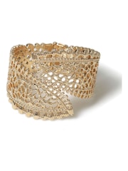 Aela Gold Tone Filigree Clamp Bracelet - Image 1 of 3