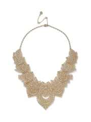 Aela Gold Tone Filigree Collar Necklace - Image 1 of 3