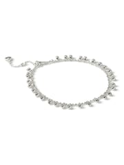 Aela Silver Tone Ball Anklet - Bild 2 von 3