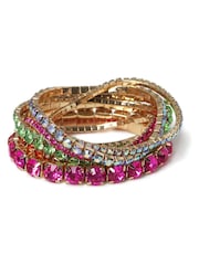 Aela Rhinestone Stretch Wristwear Bracelet - Image 3 of 4
