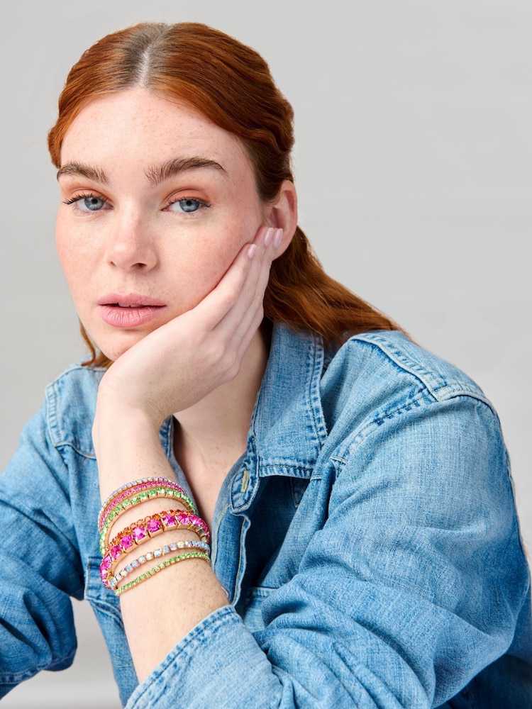Aela Rhinestone Stretch Wristwear Bracelet - Image 4 of 4