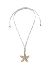 Aela Gold Tone Cord Starfish Pendant Necklace - Image 1 of 3