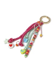 Aela Pink Mixed Bead Charm Bag - Bild 2 von 2