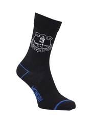 Fanatics Everton 7 Days a Week Black Socks - Image 1 of 2