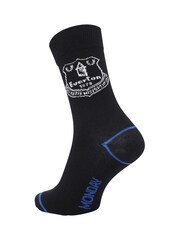 Fanatics Everton 7 Days a Week Black Socks - Image 2 of 2