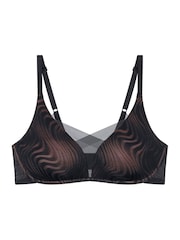 Triumph Shape Smart Ellipse Padded Black Bra - Image 5 of 5