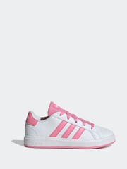 adidas White Grand Court 2.0 Trainers - Image 1 of 9