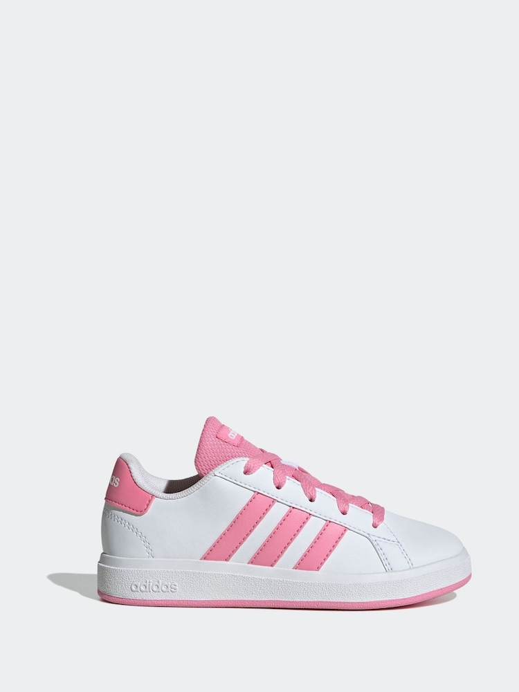 adidas White Grand Court 2.0 Trainers - Image 1 of 9