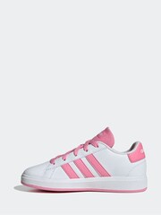 adidas White Grand Court 2.0 Trainers - Image 2 of 9