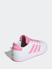 adidas White Grand Court 2.0 Trainers - Image 4 of 9