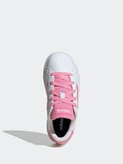 adidas White Grand Court 2.0 Trainers - Image 5 of 9