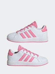 adidas White Grand Court 2.0 Trainers - Image 7 of 9