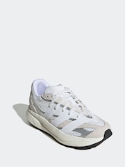 adidas White Lightblaze Trainers - Image 3 of 8