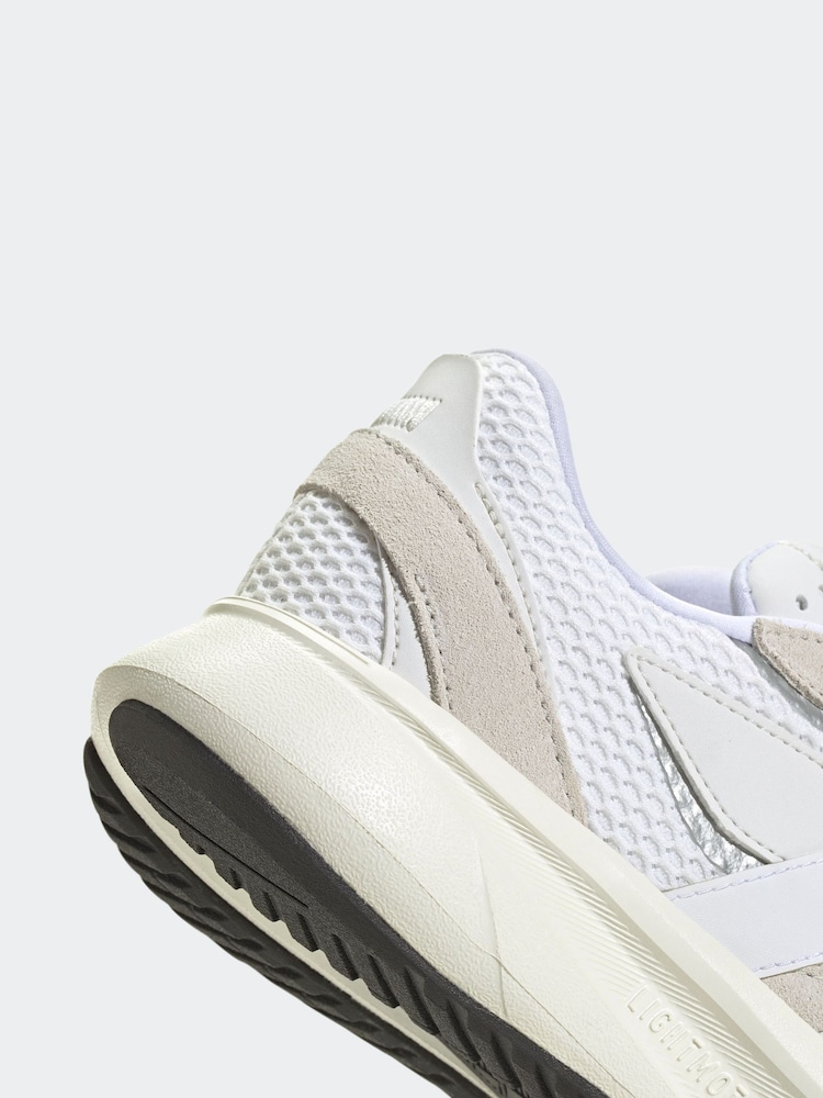 adidas White Lightblaze Trainers - Image 8 of 8