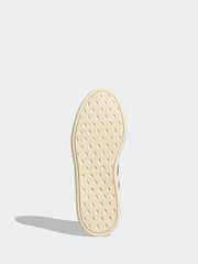 adidas Cream/Red Breaknet Sleek Lace Junior Trainers - Image 7 of 9