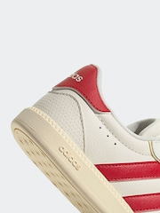 adidas Cream/Red Breaknet Sleek Lace Junior Trainers - Image 9 of 9