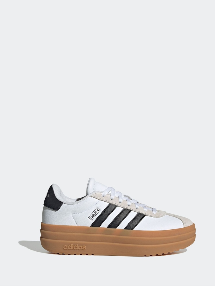 adidas White VL Court Bold Shoes - Image 1 of 9