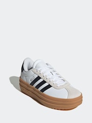 adidas White VL Court Bold Shoes - Image 3 of 9