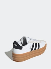adidas White VL Court Bold Shoes - Image 4 of 9