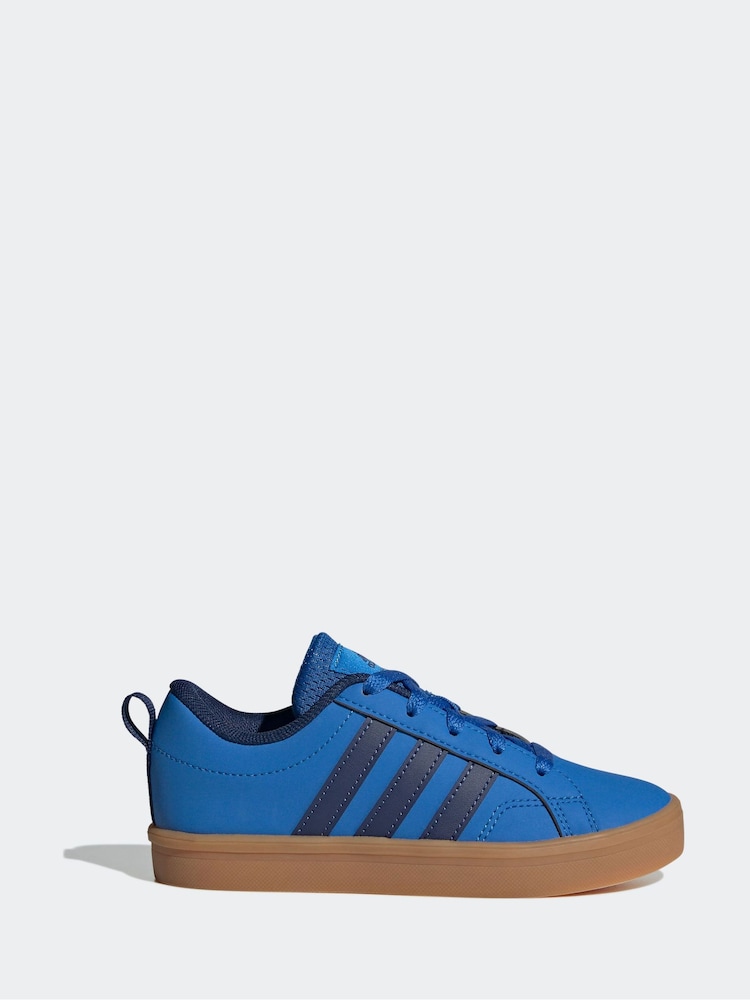 adidas Blue VS Pace 2.0 Lace Kids Trainers - Image 1 of 9 adidas Blue VS Pace 2.0 Lace Kids Trainers - Image 1 of 9