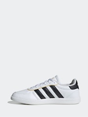 adidas White/Black BREAKNET SLEEK J - Image 2 of 9