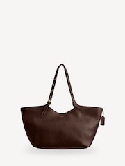 COACH Brown Grain Leather Gramercy Tote - Image 2 of 7