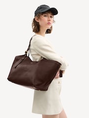 COACH Brown Grain Leather Gramercy Tote - Image 7 of 7