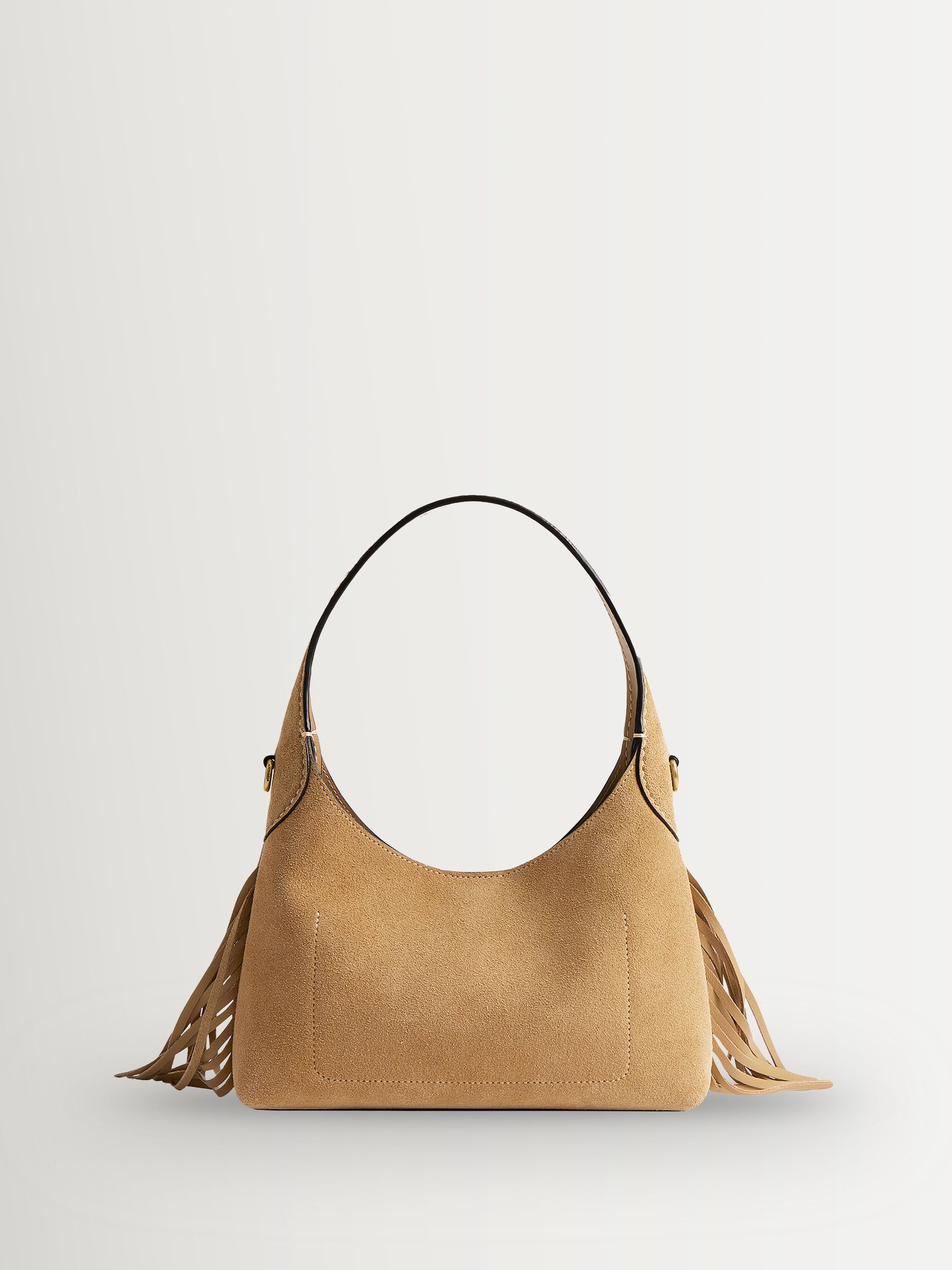 COACH Sand Brooklyn Shoulder Bag 23 With Fringe | Seasons