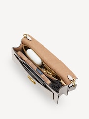 COACH Cream Polished Pebble Leather Tabby Chain Clutch - Image 4 of 8