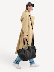 COACH Black Grain Leather Gramercy Tote - Image 2 of 6