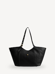 COACH Black Grain Leather Gramercy Tote - Image 3 of 6