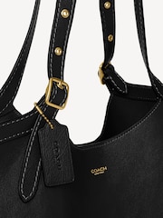 COACH Black Grain Leather Gramercy Tote - Image 6 of 6