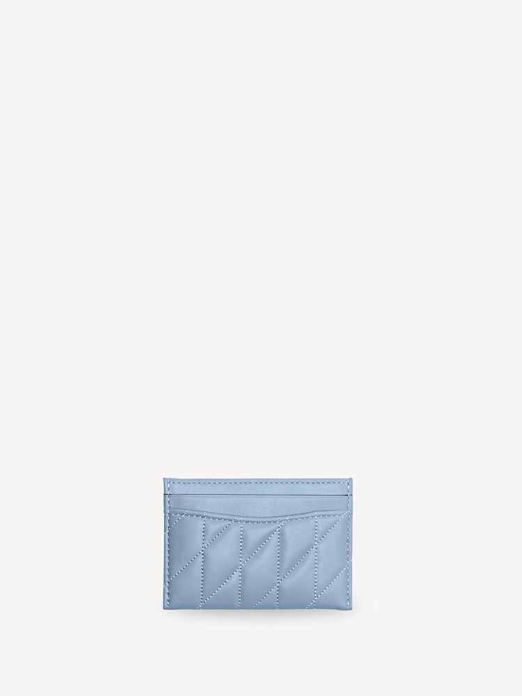 COACH Blue Quilted Pillow Leather Essential Card Case - Image 2 of 3