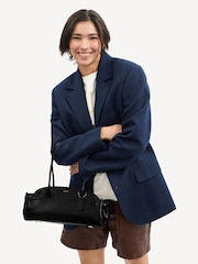 COACH Black Glazed Leather Empire Carryall Bag - Image 2 of 8