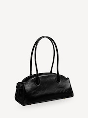 COACH Black Glazed Leather Empire Carryall Bag - Image 4 of 8